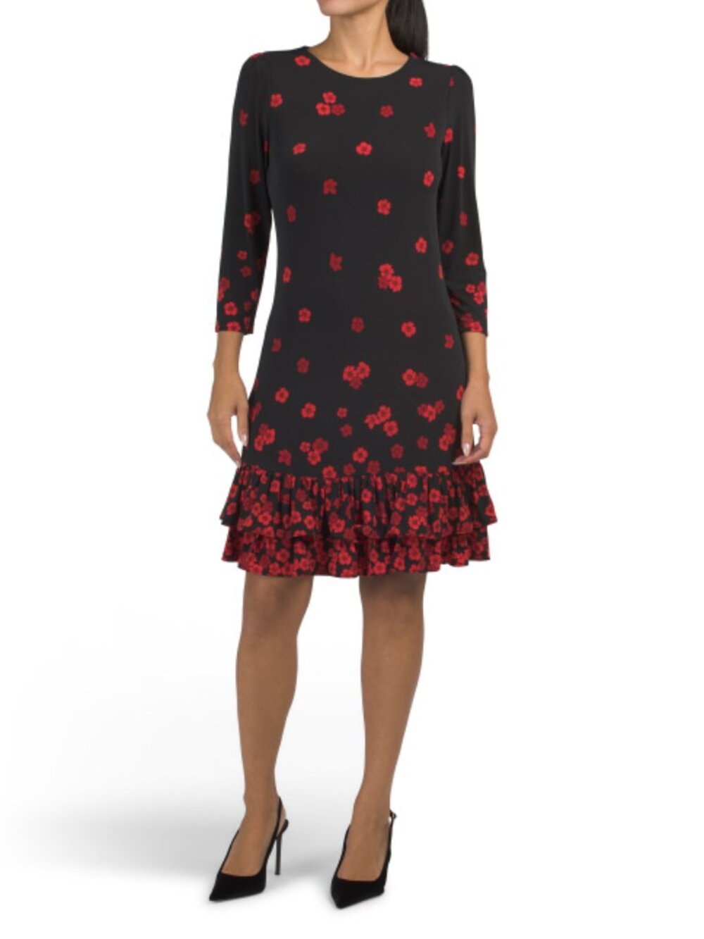 TOMMY HILFIGER Jersey Knit Mini Dress